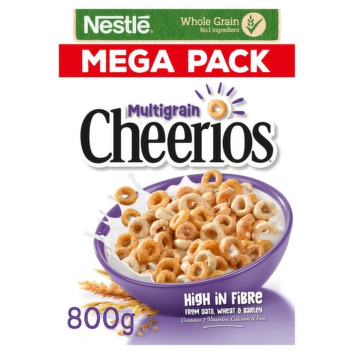 Nestlé Cheerios Multigrain Hoop Breakfast Cereal 800g