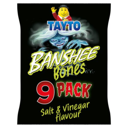 Tayto Banshee Bones Salt & Vinegar Flavour 9 x 17g