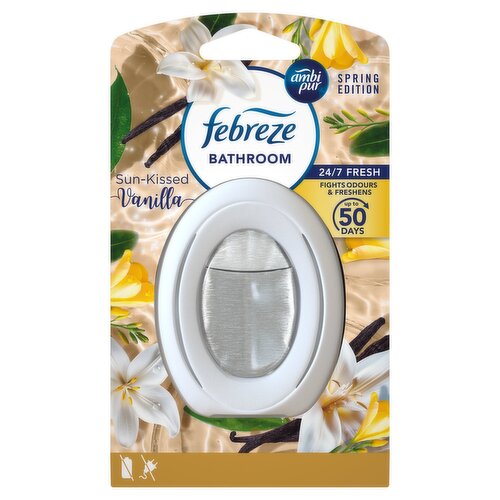 Febreze Bathroom, Air Freshener Sun-Kissed Vanilla 1 Unit