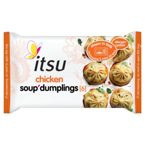 itsu chicken soup dumplings 168g
