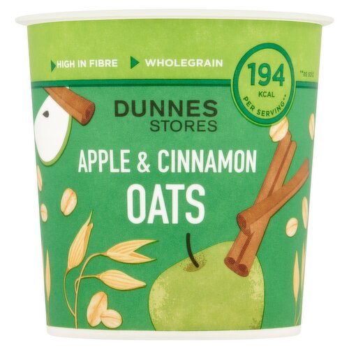 Dunnes Stores Apple & Cinnamon Oats 55g