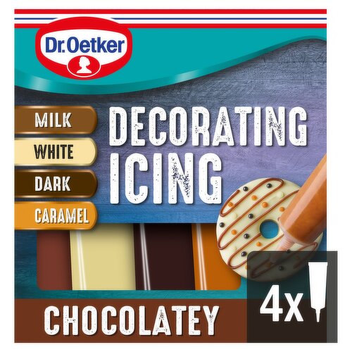 Dr.Oetker Chocolatey Decorating Icing 4 x 19g (76g)