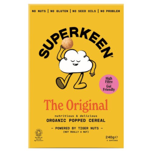 Superkeen The Original Organic Popped Cereal 240g
