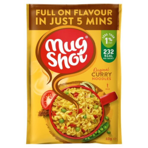 Mug Shot Original Curry Noodles 60g