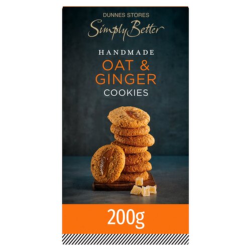 Dunnes Stores Simply Better Handmade Oat & Ginger Cookies 200g