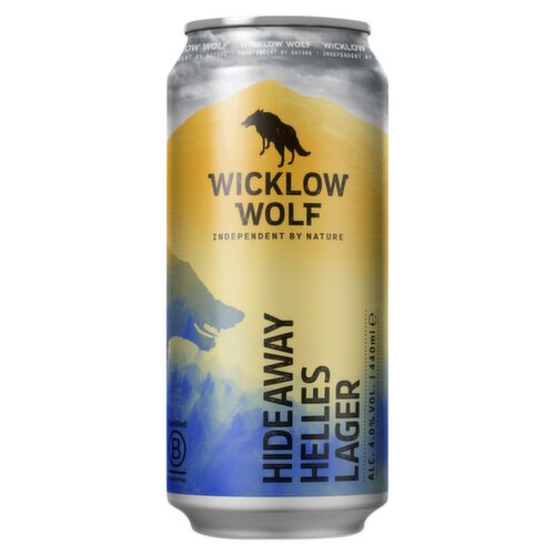 Wicklow Wolf Hideaway Helles Lager 440ml