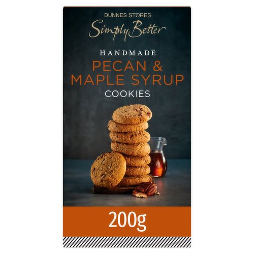 Dunnes Stores Simply Better Handmade Pecan & Maple Syrup Cookies 200g