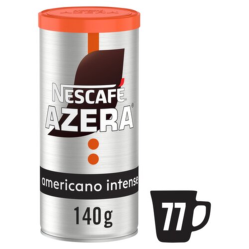 Nescafe Azera Americano Intense Instant Coffee with Finely Ground Beans 140g