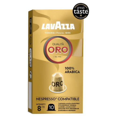 Lavazza Qualità Oro Nespresso Compatible Capsules x 10