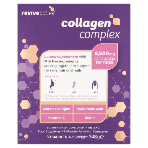 Revive Active 30 Collagen Complex Orange & Pineapple Flavour Sachets 348g