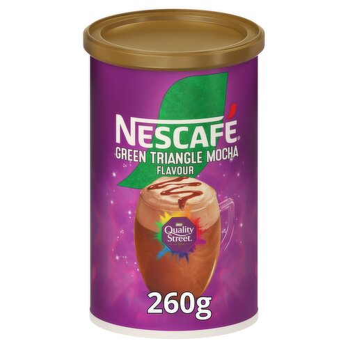 Nescafe Quality Street Green Triangle Hazelnut Mocha Coffee 260g Tub