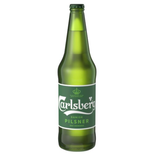 Carlsberg Danish Pilsner Lager Beer 660ml Bottle
