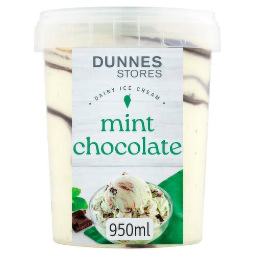 Dunnes Stores Dairy Ice Cream Mint Chocolate 950ml