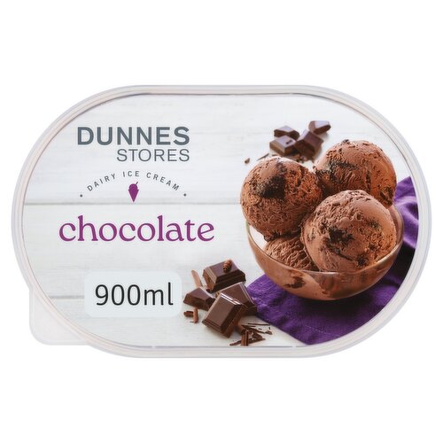 Dunnes Stores Chocolate Dairy Ice Cream 900ml