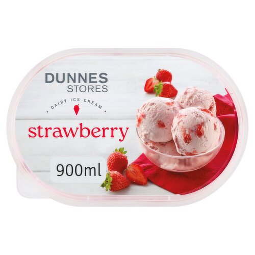 Dunnes Stores Strawberry Dairy Ice Cream 900ml