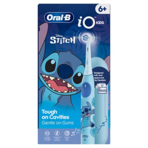 Oral-B iO Kids Disney Stitch Electric Toothbrush for Kids Aged 6+
