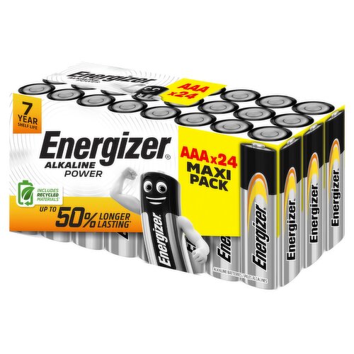 Energizer® Alkaline Power AAA Batteries 24 Pack