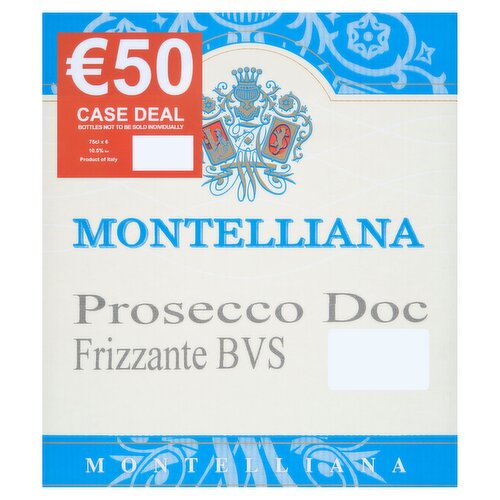 Montelliana Prosecco DOC 6 x 75cl