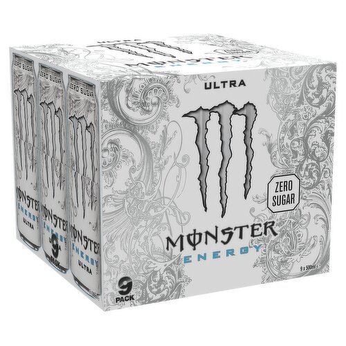 Monster Energy Ultra Zero Sugar 9 x 500ml