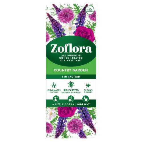 Zoflora 4 in 1 Action All Purpose Concentrated Disinfectant Country Garden 120ml