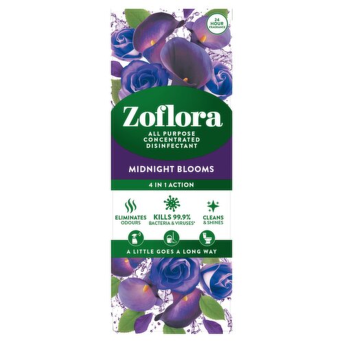 Zoflora 4 in 1 Action All Purpose Concentrated Disinfectant Midnight Blooms 120ml