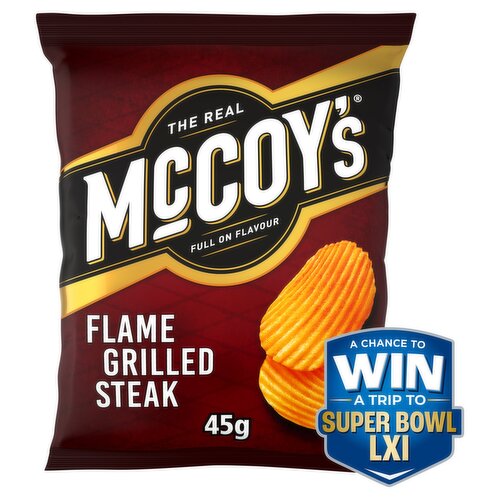 McCoy's Flame Grilled Steak Grab Bag Crisps 45g