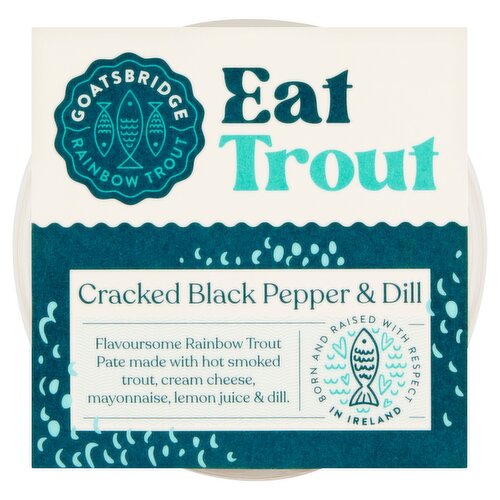 Goatsbridge Eat Trout Cracked Black Pepper & Dill Pate 125g