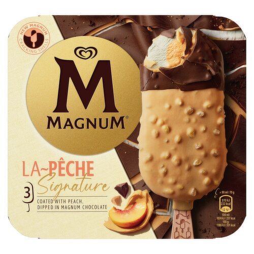 Magnum Signature Peach Ice Cream Sticks 3x 90 ml