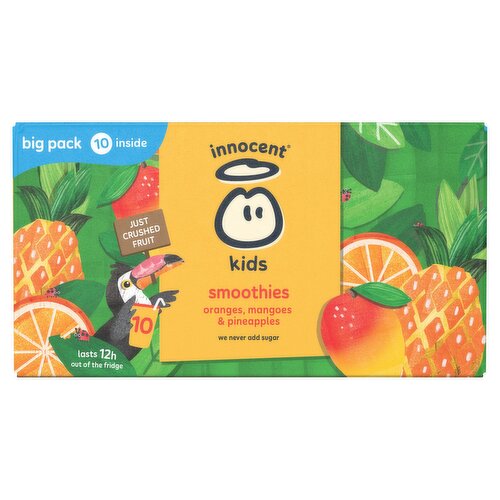 innocent Kids Oranges, Mangoes & Pineapples Smoothies 10x150ml