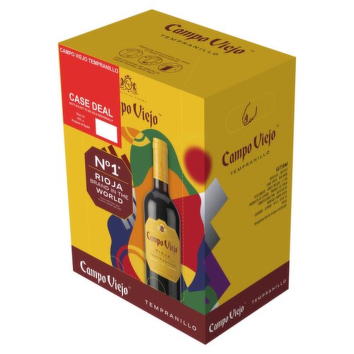 Campo Viejo Tempranillo Rioja Red Wine 6x750ml