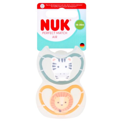 Nuk 2 Silicone Perfect Match Air 18-36m