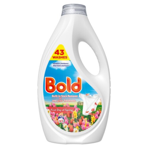 Bold Liquid Laundry Detergent Gel 43 Washes