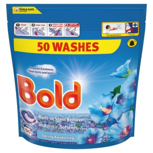 Bold PODS® Washing Liquid Capsules 50 Washes
