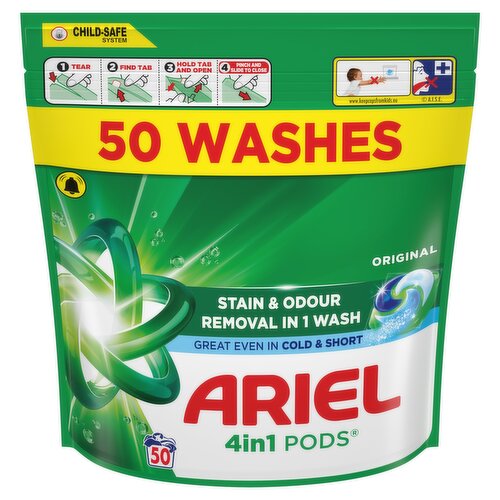 Ariel 4in1 PODS®, Washing Capsules 50