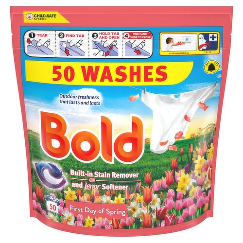 Bold PODS® Washing Liquid Capsules 50 Washes