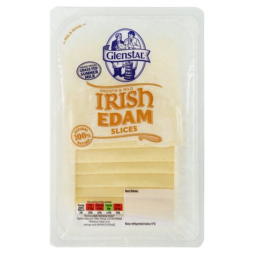 Glenstal Irish Edam Slices 150g
