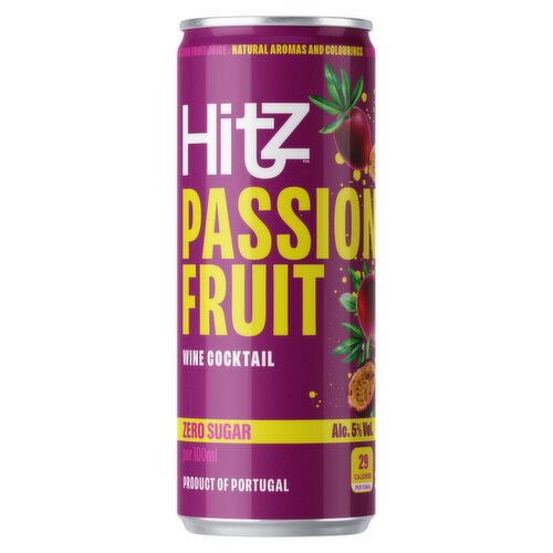 Hitz Passion Fruit Wine Cocktail 250ml