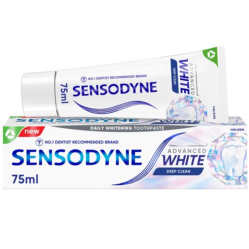 Sensodyne Advanced White Deep Clean Toothpaste 75ml