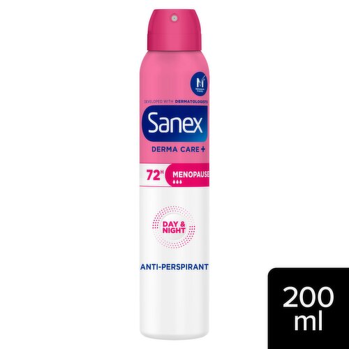 Sanex Derma Care+ Menopause 72h Antiperspirant Spray Deodorant 200ml