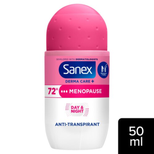 Sanex Derma Care+ Menopause 72h Antiperspirant Roll-On Deodorant 50ml