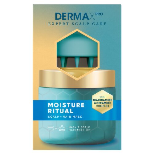 Head & Shoulders DermaXPro Moisture Ritual Scalp & Hair Mask 300ml with Scalp Massager
