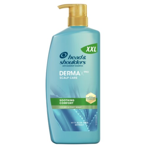 Head & Shoulders DermaXPro Soothing Comfort Anti Dandruff Shampoo 800ml  with Aloe Vera - Dunnes Stores