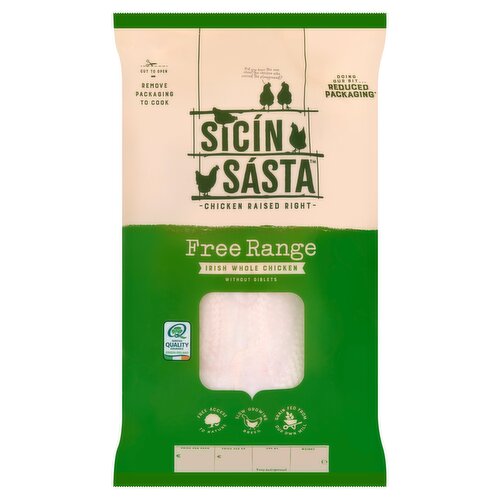 Sicín Sásta Free Range Irish Whole Chicken 1.5kg