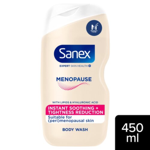 Sanex Expert Skin Health+ Menopause Shower Gel Body Wash 450ml