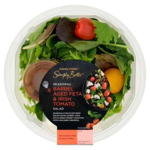 Dunnes Stores Simply Better Seasonal Barrel Aged Feta & Irish Tomato Salad 170g