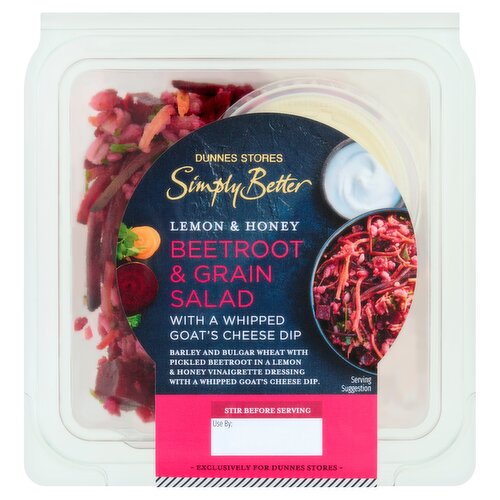 Dunnes Stores Simply Better Lemon & Honey Beetroot & Grain Salad 220g