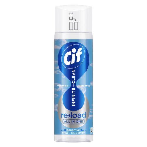 Cif Infinite Clean Sensitive Lotus & Mineral Salt All in One Cleaner Reload 280 ml