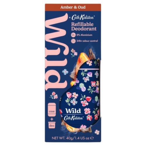 Wild Cath Kidston Amber & Oud Refillable Deodorant 40g