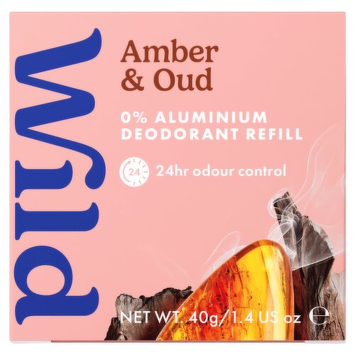 Wild Amber & Oud Deodorant Refill 40g
