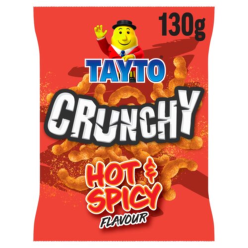 Tayto Crunchy Hot & Spicy Flavour 130g